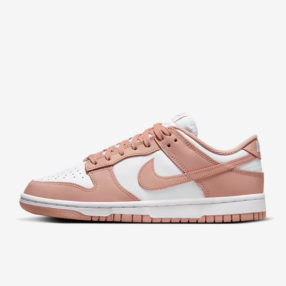 Nike Dunk low white  rose whisper  Low-Top Sneakers woman 7